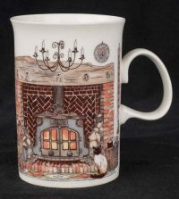 Dunoon Sue Scullard Cats Fireplaces Coffee Mug